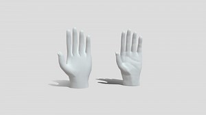 Hands low poly and sculpting - Download Free 3D model by EmmaDeBacker