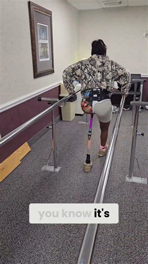 Learning to walk in your first prosthesis starts with the basics