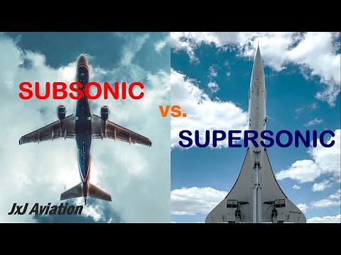 Comparison of Subsonic & Supersonic Aircraft| Shock Waves| Designing Commercial Supersonic Aircraft!