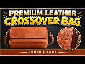 Portland Leather Crossbody Works From Errands to Dinner!👜