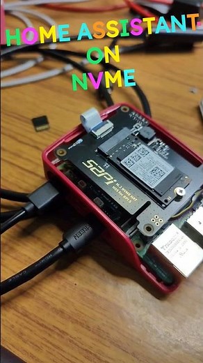 Home Assistant on NVMe on a Raspberry Pi 5 #homeassistant #homeautomation #tech #smarthome