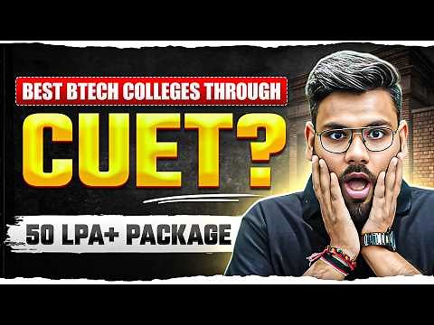 Best BTech Colleges Through CUET 2026 🔥| Admission, Fees, Salary, Package | #pw #cuet