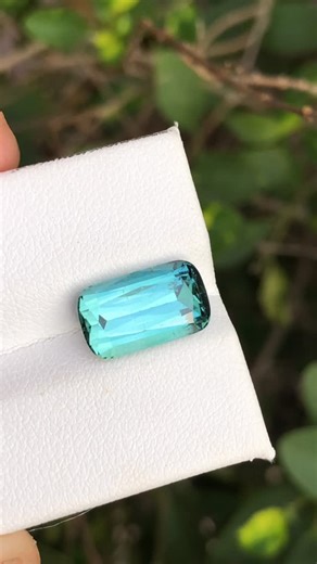 INFINITY GEMS 💎 on Instagram: "Price: $399 free shipping Very stunning top seafoam blue colour natural tourmaline from Afghanistan 🇦🇫 mine. Weight: 5.10 carat Dimension: 13x7.5x6mm"