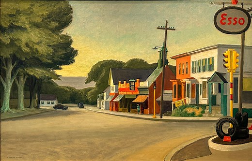 Edward Hopper - Portrait of Orleans [1950]