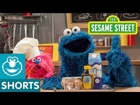 Sesame Street: Buttermilk Biscuits with Honey | Cookie Monster's Foodie Truck