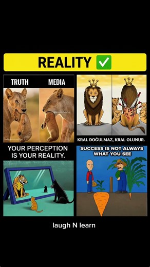 What You See Isn’t The Truth 👀 #Perception #Success #LifeLesson #RealityCheck #MotivationDaily