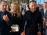 Bruce Springsteen and family at 'Blinded by the Light' premiere