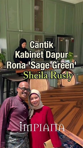1.3K views · 462 reactions | Cantik Kabinet Dapur Rona 'Sage Green'...