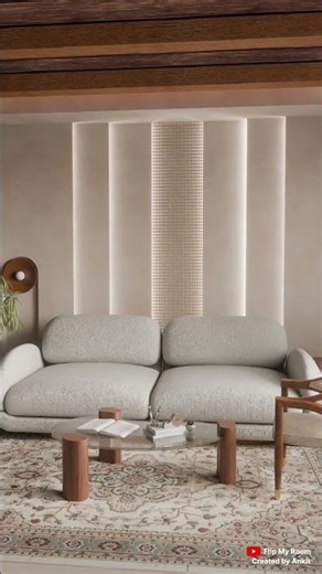 From Empty Room to Stunning Living Room | 3D Interior Design