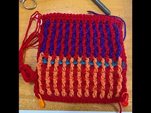 Interlocking Crochet; Basic Simple Tutorial