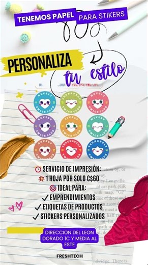 🔥 PROMO STICKERS PERSONALIZADOS 🔥