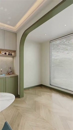 The way they make the space feel bigger in this laundry room is crazy 🤯