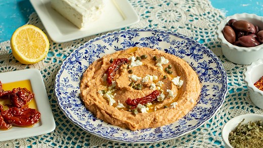 22K views · 1.4K reactions | Mediterranean White Bean Dip This Mediterranean White Bean Dip is rich, creamy, zesty, and ready in 15 minutes! Serve it with toasted pita, fresh vegetables, or as a spread. Healthy & Delicious!! Print the recipe here: https://www.dimitrasdishes.com/mediterranean-white-bean-dip/ | Dimitra's Dishes | Facebook