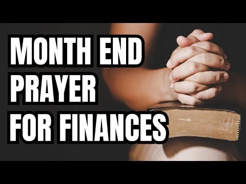 Month End Financial Breakthrough Prayer