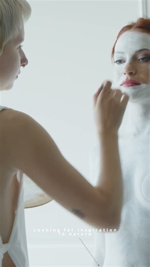 Painting the Body of a Beautiful Woman 🎨🌿 | ASMR & Nature-Inspired Art