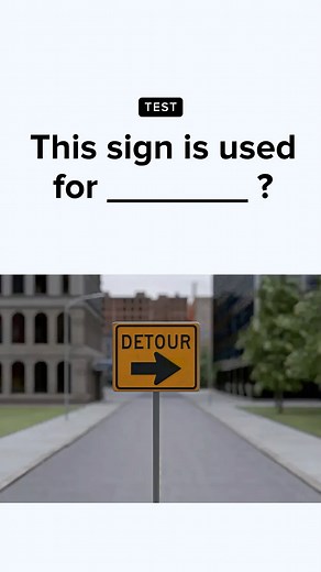 🚧 Think you know your road signs? Watch, guess, and see if you’d pass your DMV test 👀 Follow for more real test-style questions and tips! | Driving-Tests.org