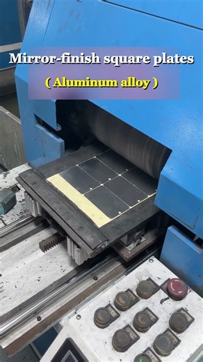 Aluminum Plate Polishing: From Dull to Mirror Finish #Shorts