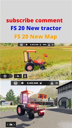 #fs20 add new tractor new map #farmingsimulator #trendingshorts #vairalshort
