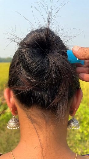 Stunning bengali long hair girl #fbreelsfypシ゚ #fbshorts #fbreelsfypシ゚viralfbreelsfypシ゚viral #fbpost2025シ #longhair #haircut #longhairplay #sunkissedhair #hairstyle #hairplay | Traditional Bengali HairPlay