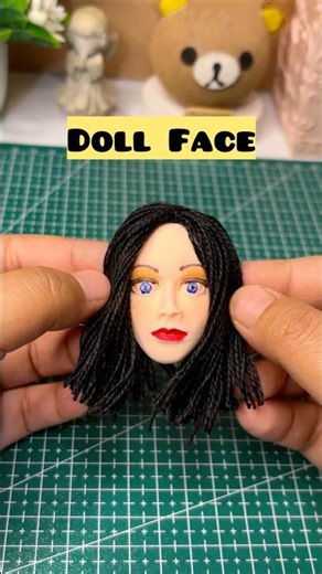 Doll Face #youtubeshorts #shorts #ytshorts #viral #handmade #tutorial #doll #dollface #face #barbie