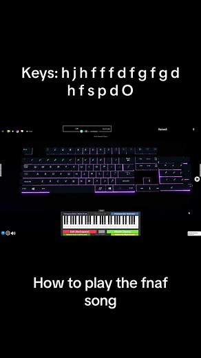 How to Play FNAF Songs on Roblox Piano