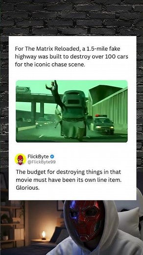 The Matrix’s $2 Million Fake Highway