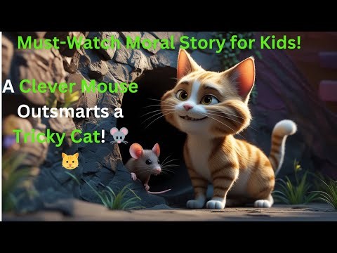The Clever Mouse and the Foolish Cat | Moral Story for Kids | Animated Tale | BedtimeStories | Kids