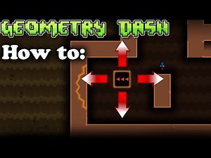 How to make a minigame in Geometry dash (part 1) Making a player move in 4 directions