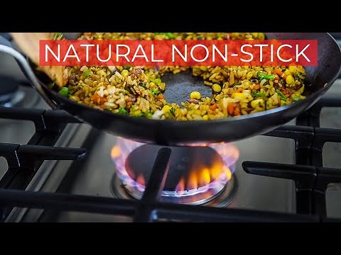 BEST NON STICK PAN? How to season natural non-stick carbon steel pan