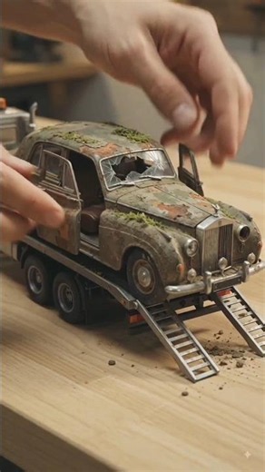 Can We Save This Mud-Covered #vintagecar 😱🚗 | Ultra Realistic #asmr #restoration