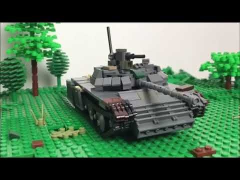 Lego UKRAINE WAR: T-72 explosion test