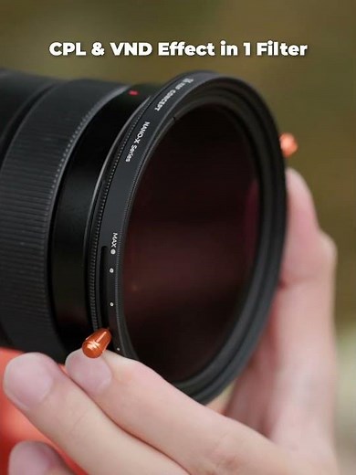 K&F Concept ND2-ND32 & CPL 2-in-1 Filter for Landscape Photography | KentFaith