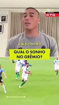 Sonho de Carlos Vinícius #futebol #gremio
