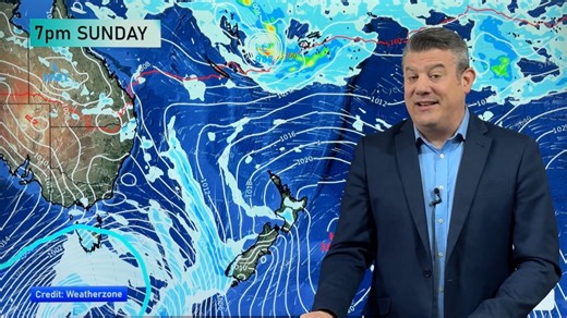 Southerly coming Friday, windy westerlies to return next week   Tropical cyclone update