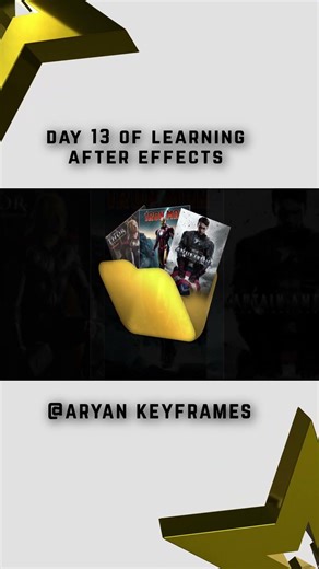 Day 13 : Folder Animation | Aryan KeyFrames | After Effects #aftereffects #editing #adobesoftware