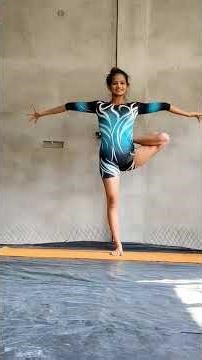 Leg balance #youtubeshorts #yogapostures #yogainsipiration #milestonecomplete #yogaasana #challenge