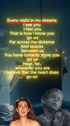 Titanic - My Heart Will Go On ( Lyrics ) #lyrics #titanic #myheartwillgoon