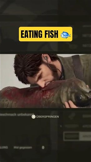 Metal Gear Solid Delta – Eating Fish Animation (Hidden Detail)