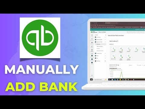 How to Manually Add Bank Transactions in QuickBooks Online