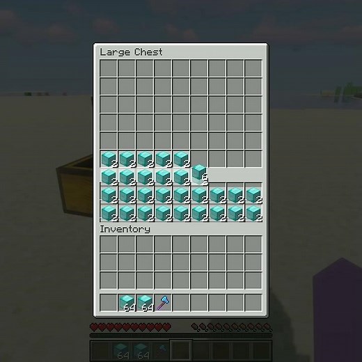 minecraft TRIPLE CHEST