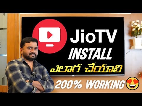 Jio TV On Google Tv & Android TV Telugu | How To Install Jio TV App In Android TV