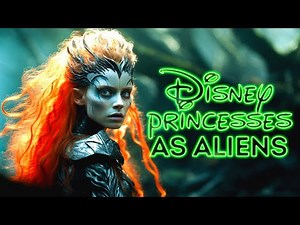 Disney princesses in Alien style
