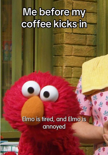 Elmo's Meltdown: A Tired and Annoyed Moment