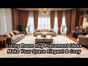 Rug Placement Guide for a Perfect Living Room | Elegant & Timeless Ideas