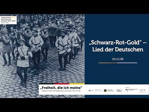 „Schwarz-Rot-Gold“ – Lied der Deutschen - Reichsbanner-Marsch (HQ)