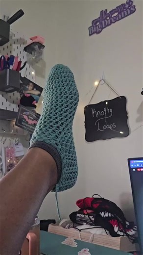 Crochet Footie Tutorial 🤍 #crochetfootie #crochetsock #crochetfootietutorial #crochetsocktutorial