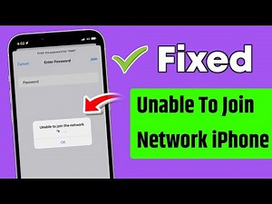 how to fix unable to join network on iphone | unable to join network iphone problem 2026
