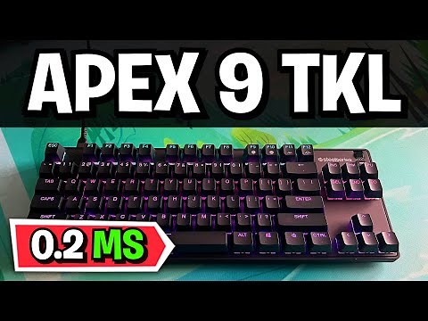 NEW Fastest Keyboard 💜 Apex 9 TKL Unboxing & Fortnite Gameplay