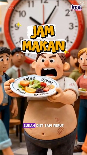 Spesialis Foto & Video Malang on Instagram: ""Jam Makan Lebih Penting dari Menu Diet" Sekarang bikin animasi clay yang viral dan estetik nggak perlu laptop mahal atau skill ribet. Cukup pakai HP, kamu sudah bisa bikin konten 3D clay animation yang kelihatan profesional! Di dalam Tutorial Lengkap ini, kamu akan dapetin: ✅ Step-by-step tutorial dari nol (pemula aman) ✅ Ebook kumpulan prompt siap pakai (tinggal copy–paste) ✅ Video tutorial lengkap & mudah diikuti ✅ Akses WA tanya jawab langsung (bu