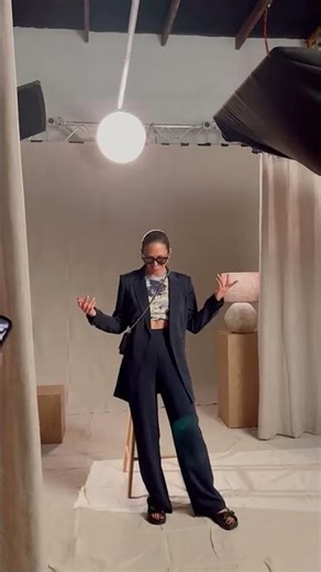 On set with Saba standardstudios contentlion fashionshoot... #Shorts #annabelfalco